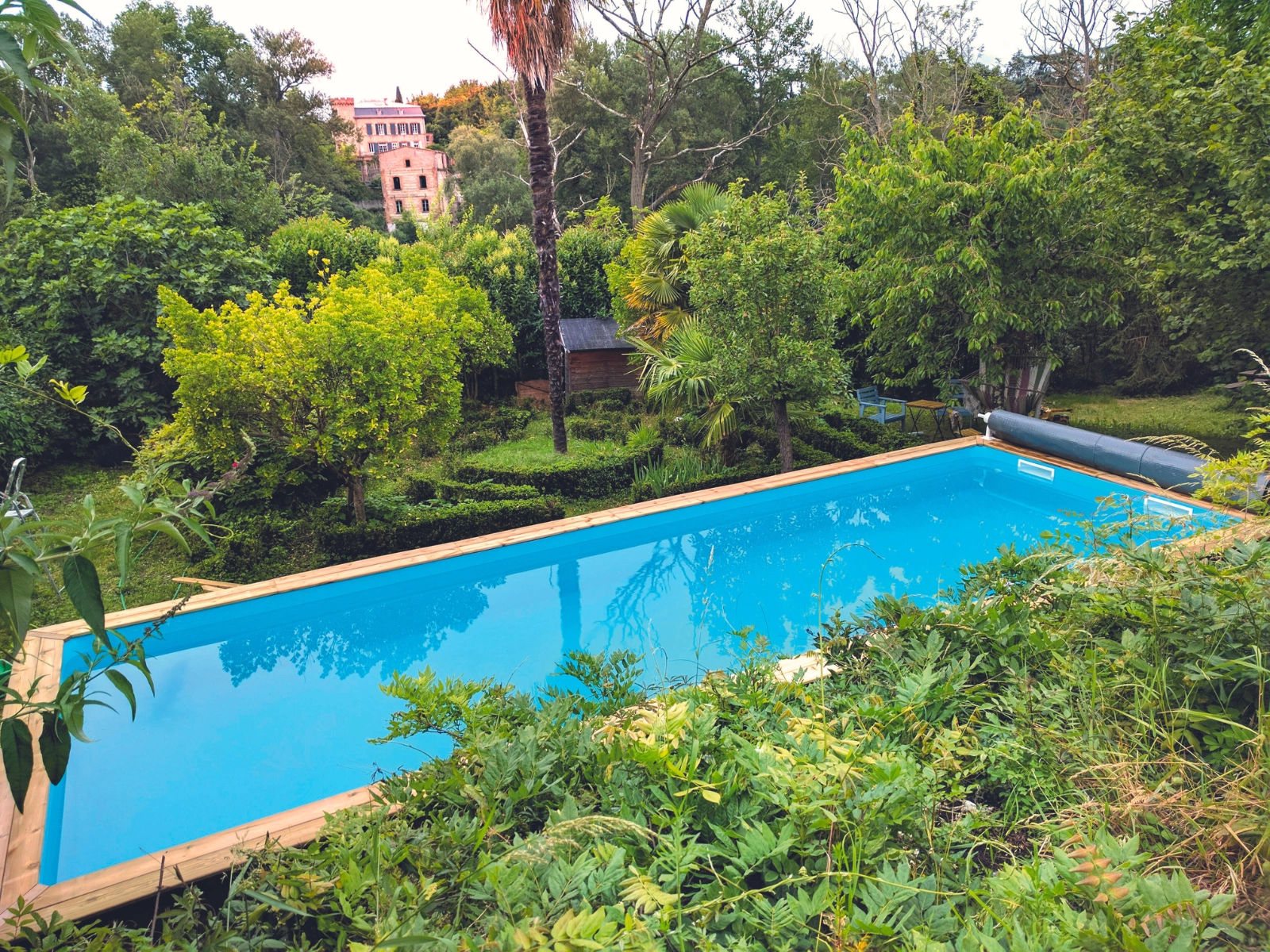 Piscine hors-sol en bois