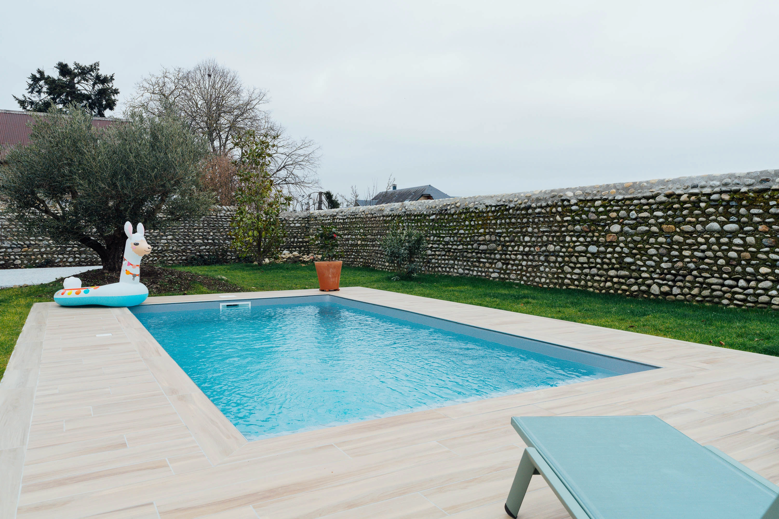 Réalisation d'une piscine par Irrijardin Odos