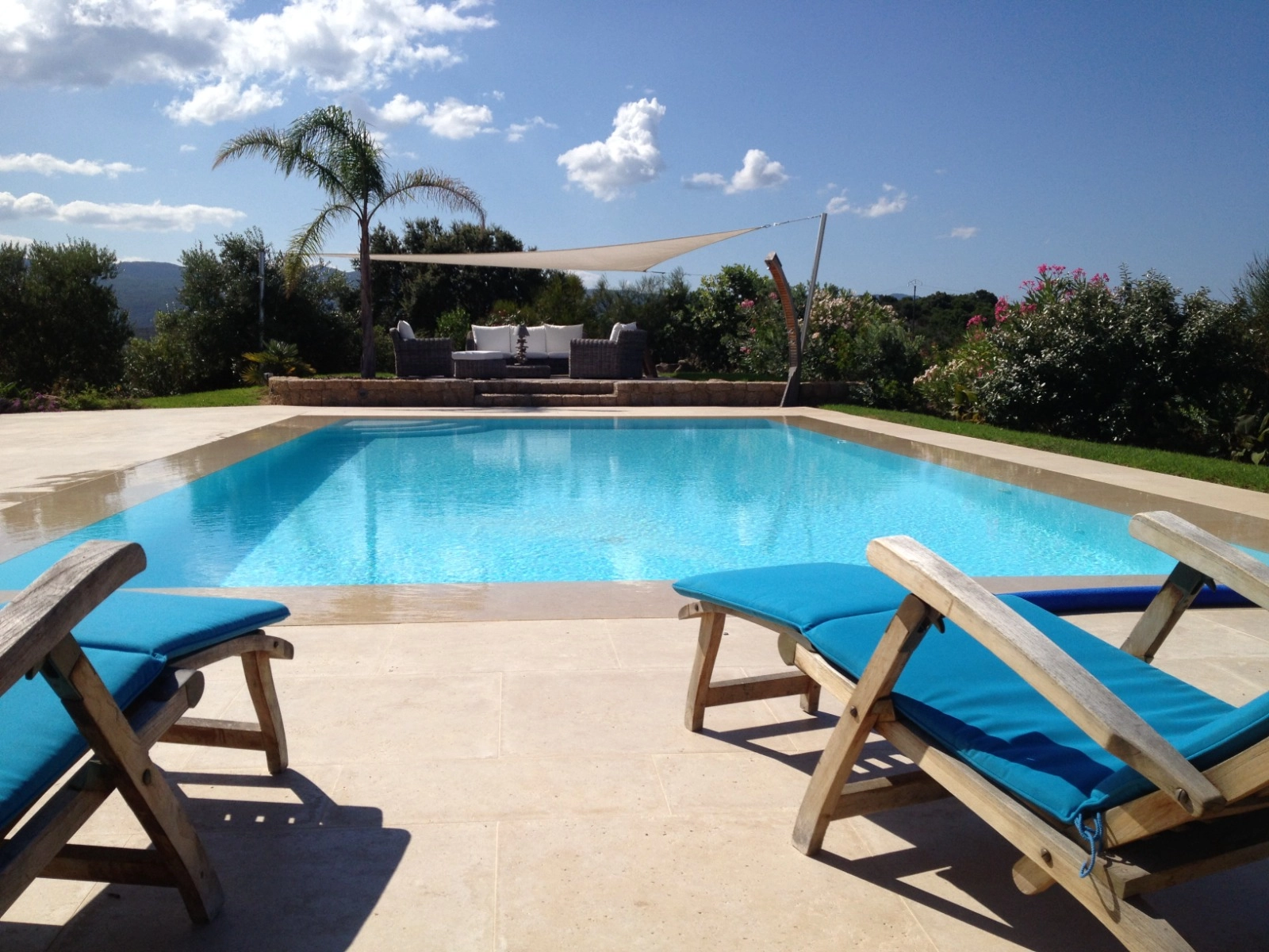 Piscine enterrée miroir